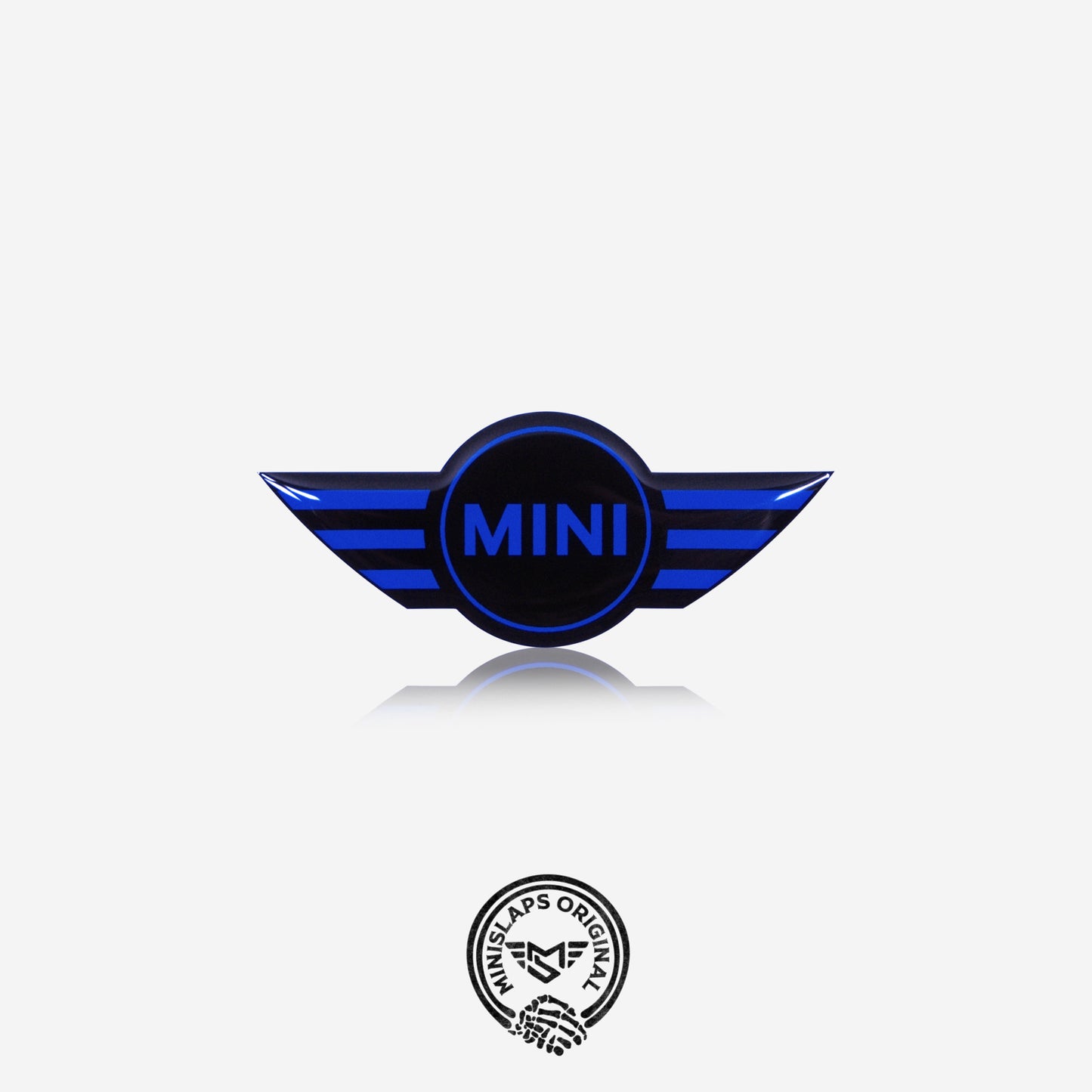 MINI Steering Wheel Badge – Blue