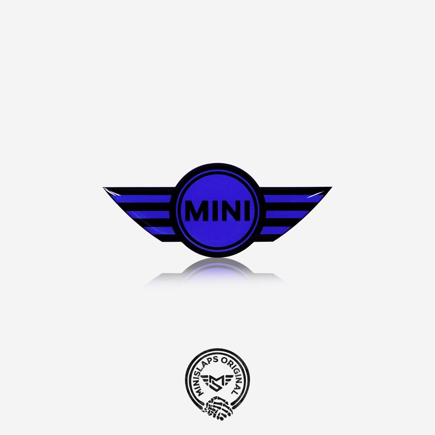 MINI Steering Wheel Badge – Blue v2