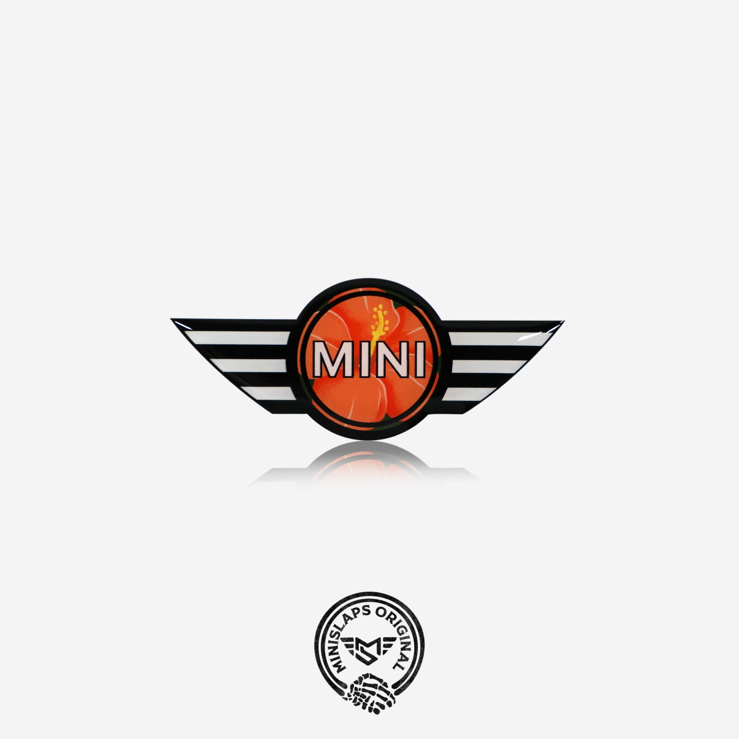 MINI Steering Wheel Badge – Floral v2