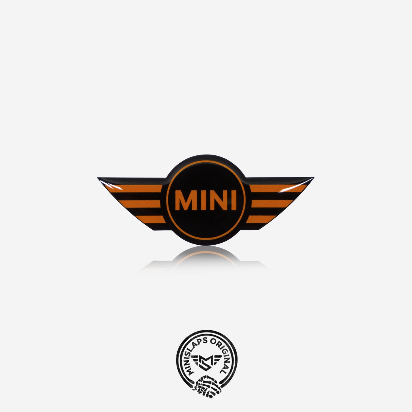MINI Steering Wheel Badge – Orange
