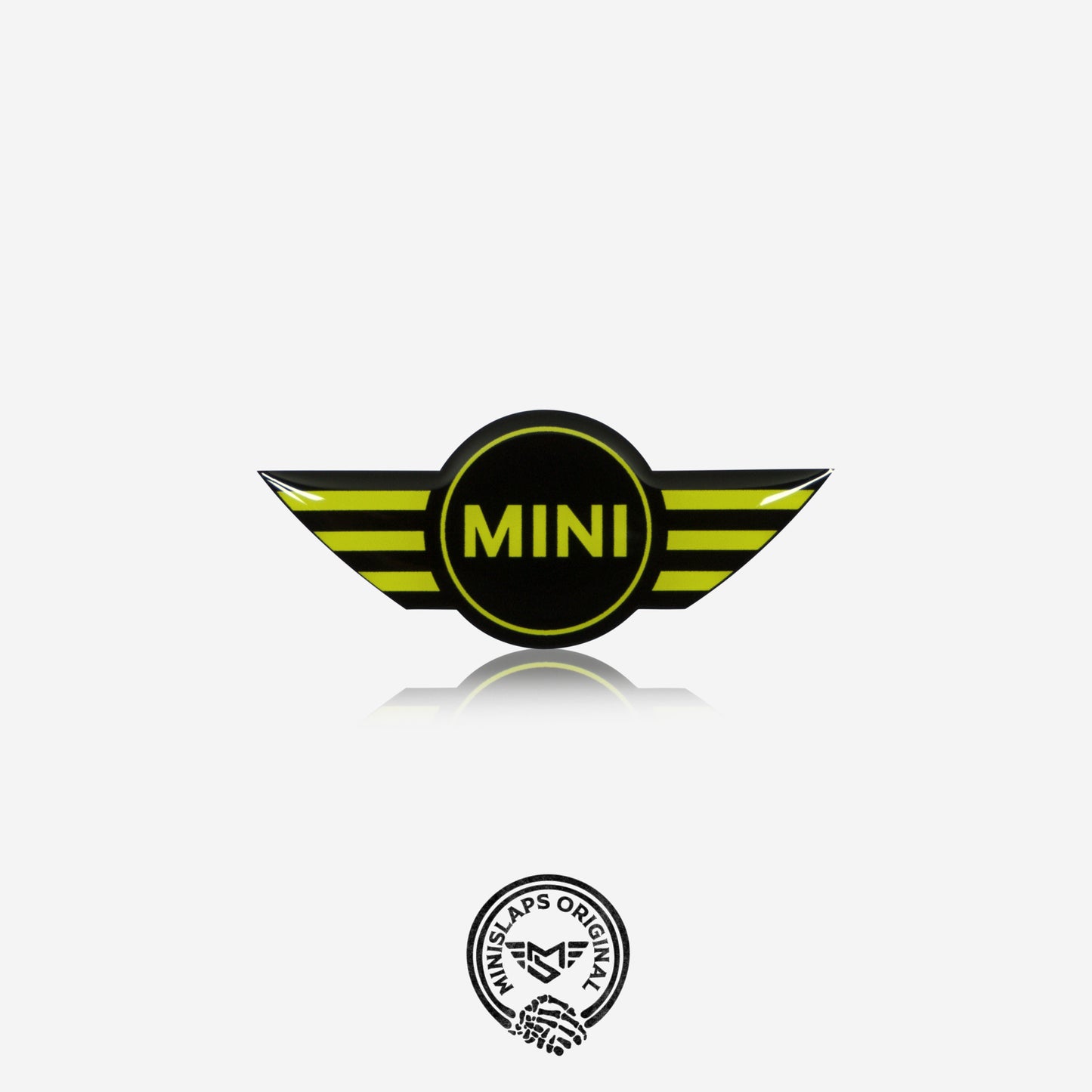 MINI Steering Wheel Badge – Yellow