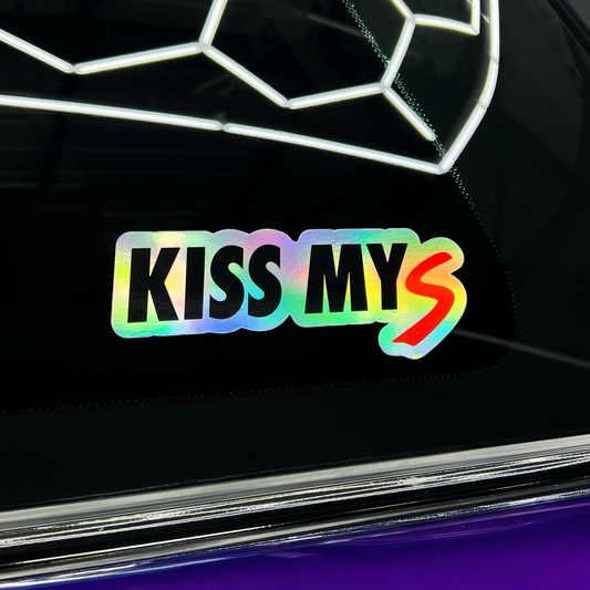 KISS MY S Sticker