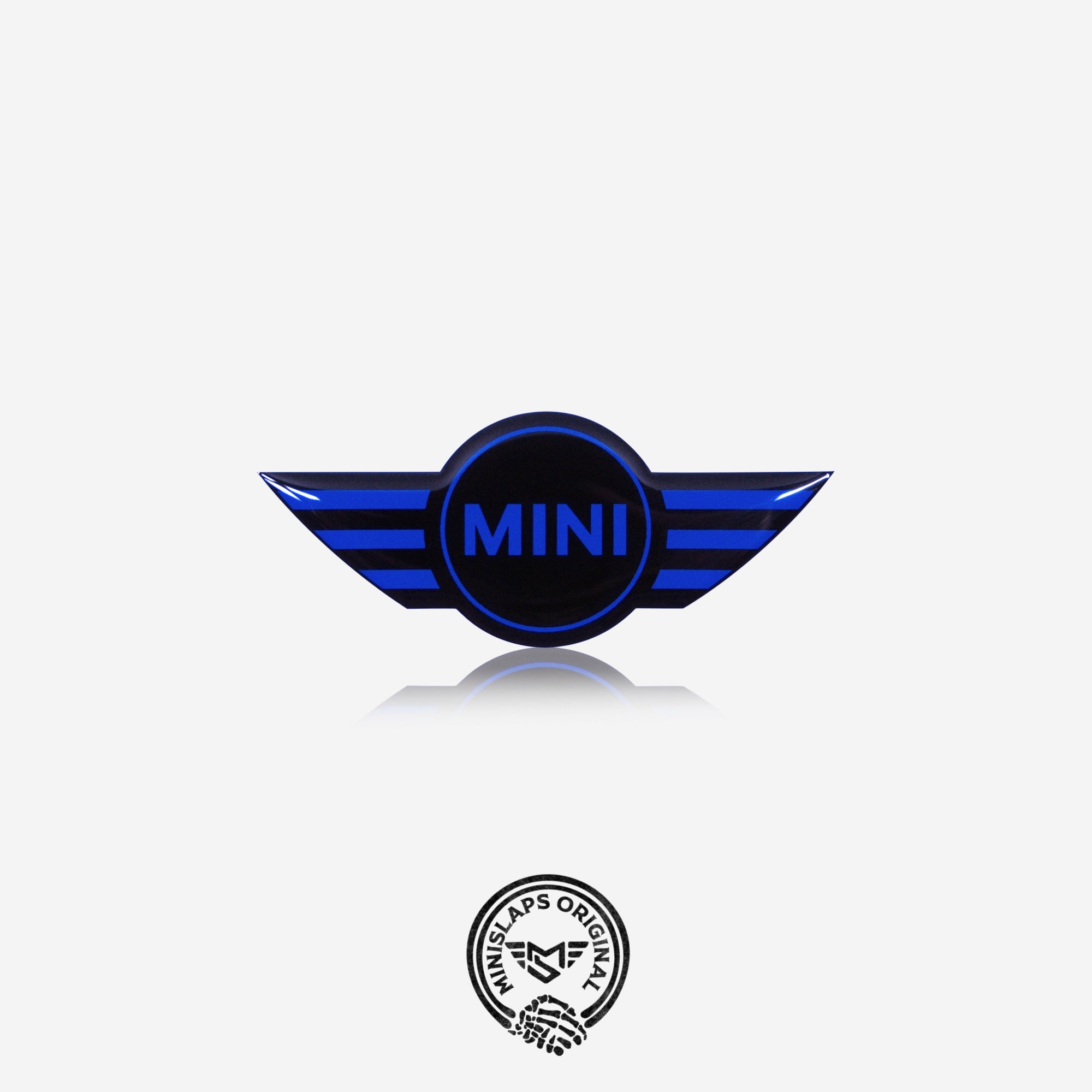 MINI Steering Wheel Badge – Blue