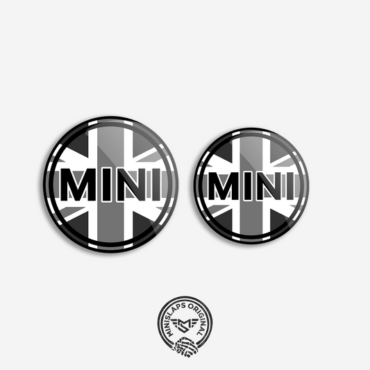 55mm & 45mm MINI Badge Kit - GB Grey - Gen 3 F54/F55/F56/F57