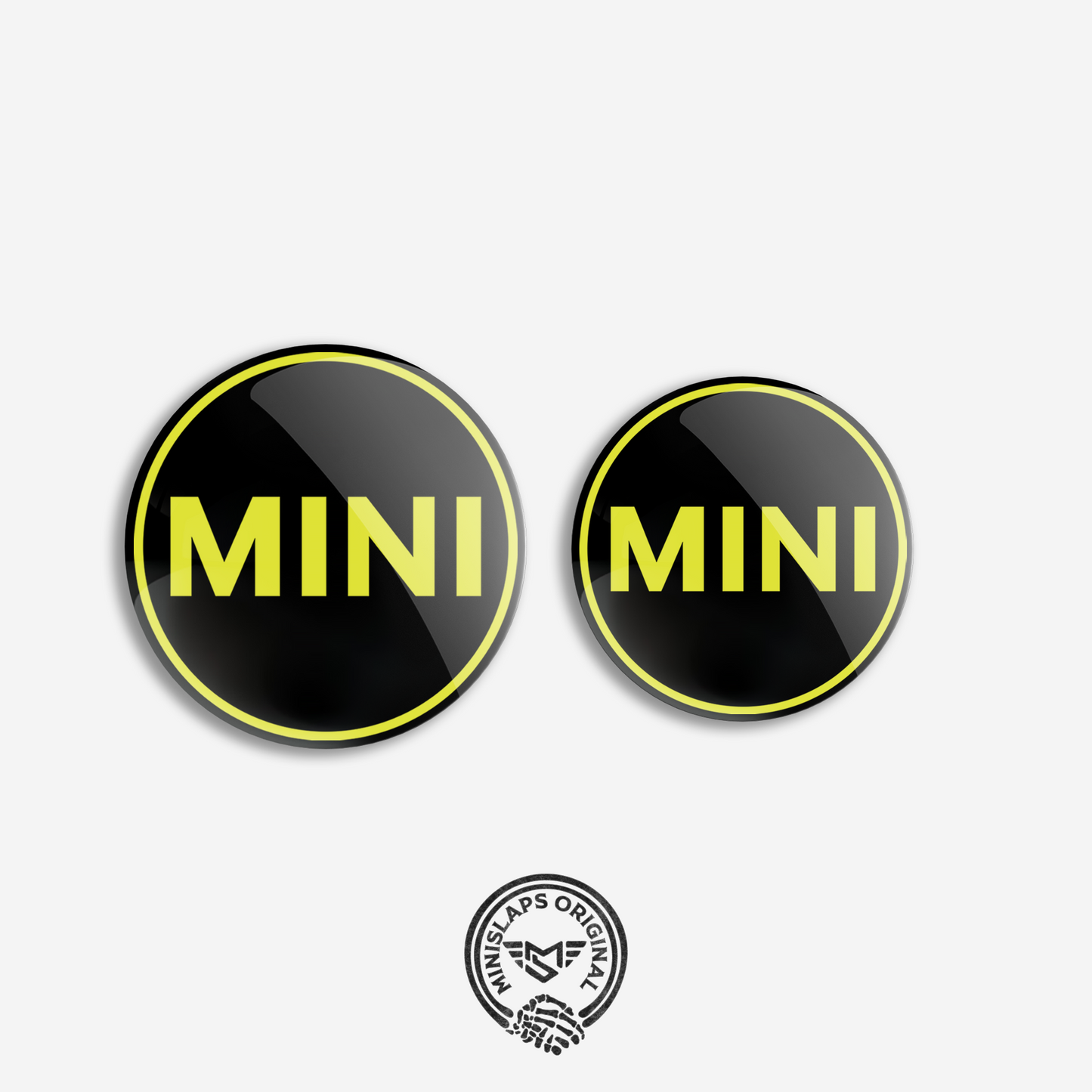 55mm & 45mm MINI Badge Kit - Yellow - Gen 3 F54/F55/F56/F57
