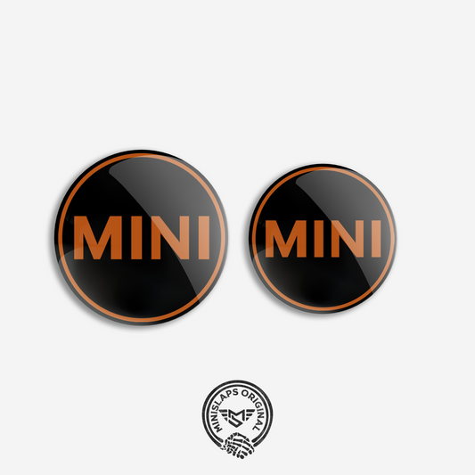 55mm & 45mm MINI Badge Kit - Orange - Gen 3 F54/F55/F56/F57