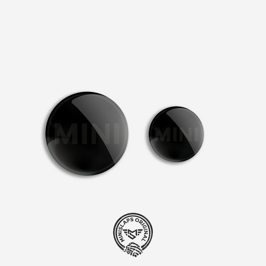 32mm & 45mm MINI Badge Kit - Stealth - R52 Convertible S & R53 Cooper S/JCW