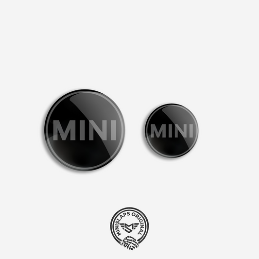 32mm & 45mm MINI Badge Kit - Grey - R52 Convertible S & R53 Cooper S/JCW