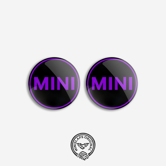 45mm MINI Badge Kit - Purple - Gen 1 R50/R52 & Gen 2 R55/R56/R57