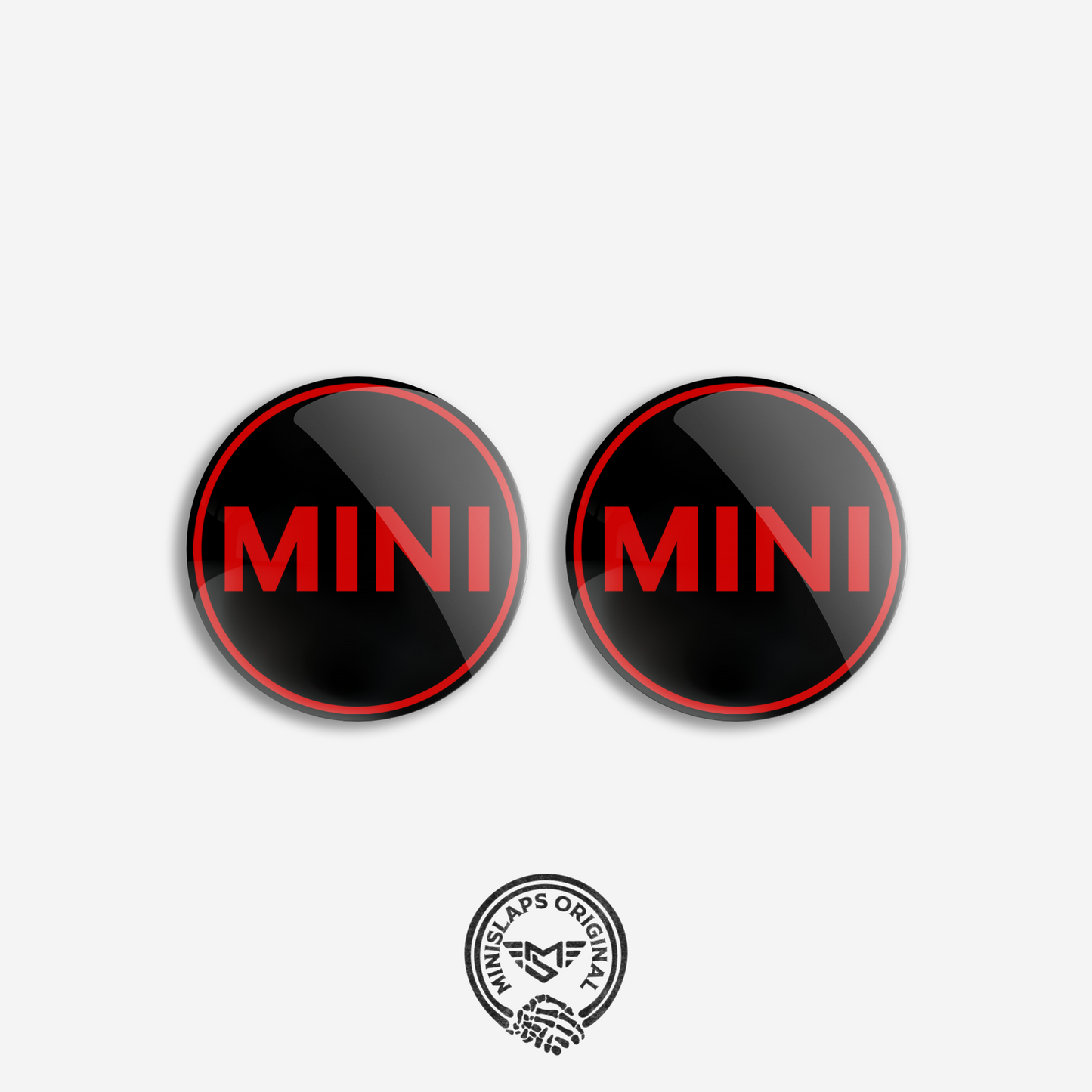 45mm MINI Badge Kit - Red - Gen 1 R50/R52 & Gen 2 R55/R56/R57
