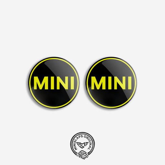 45mm MINI Badge Kit - Yellow - Gen 1 R50/R52 & Gen 2 R55/R56/R57