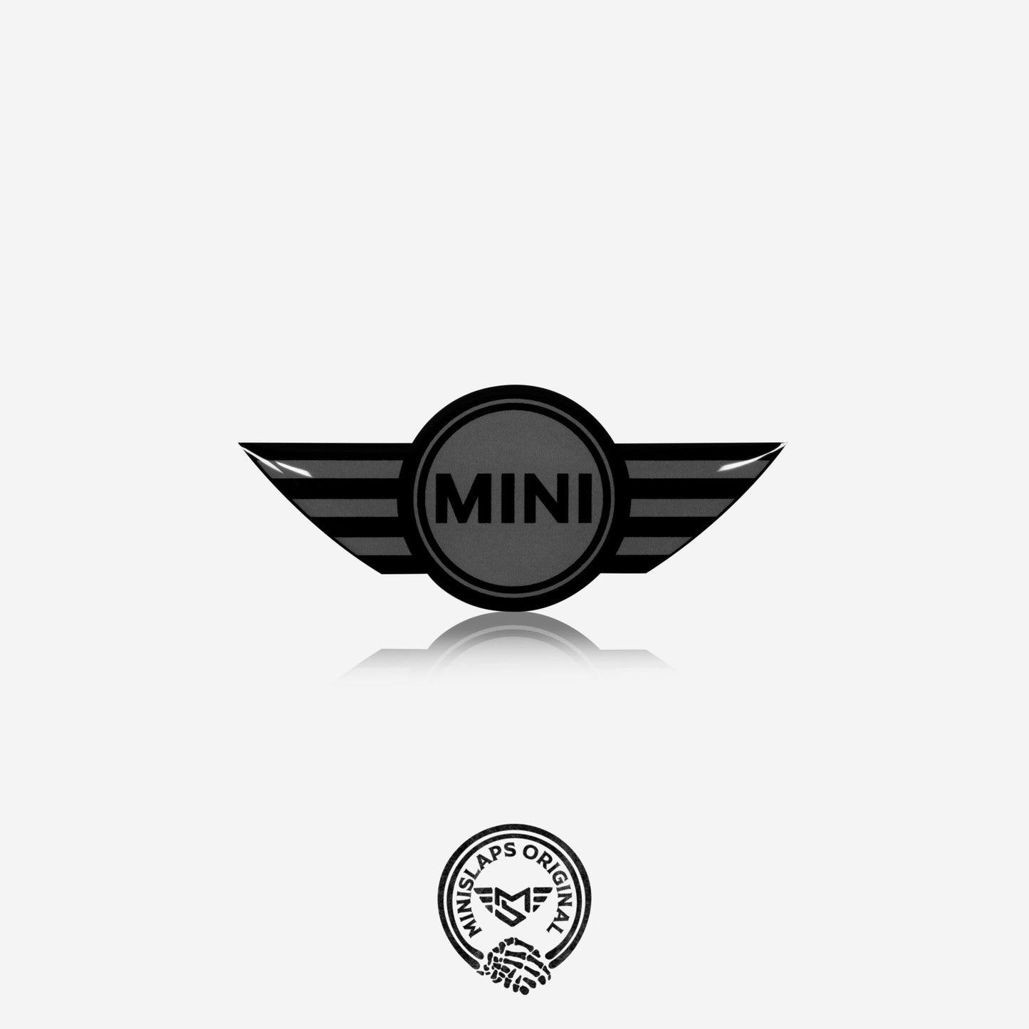 MINI Steering Wheel Badge – Grey v2