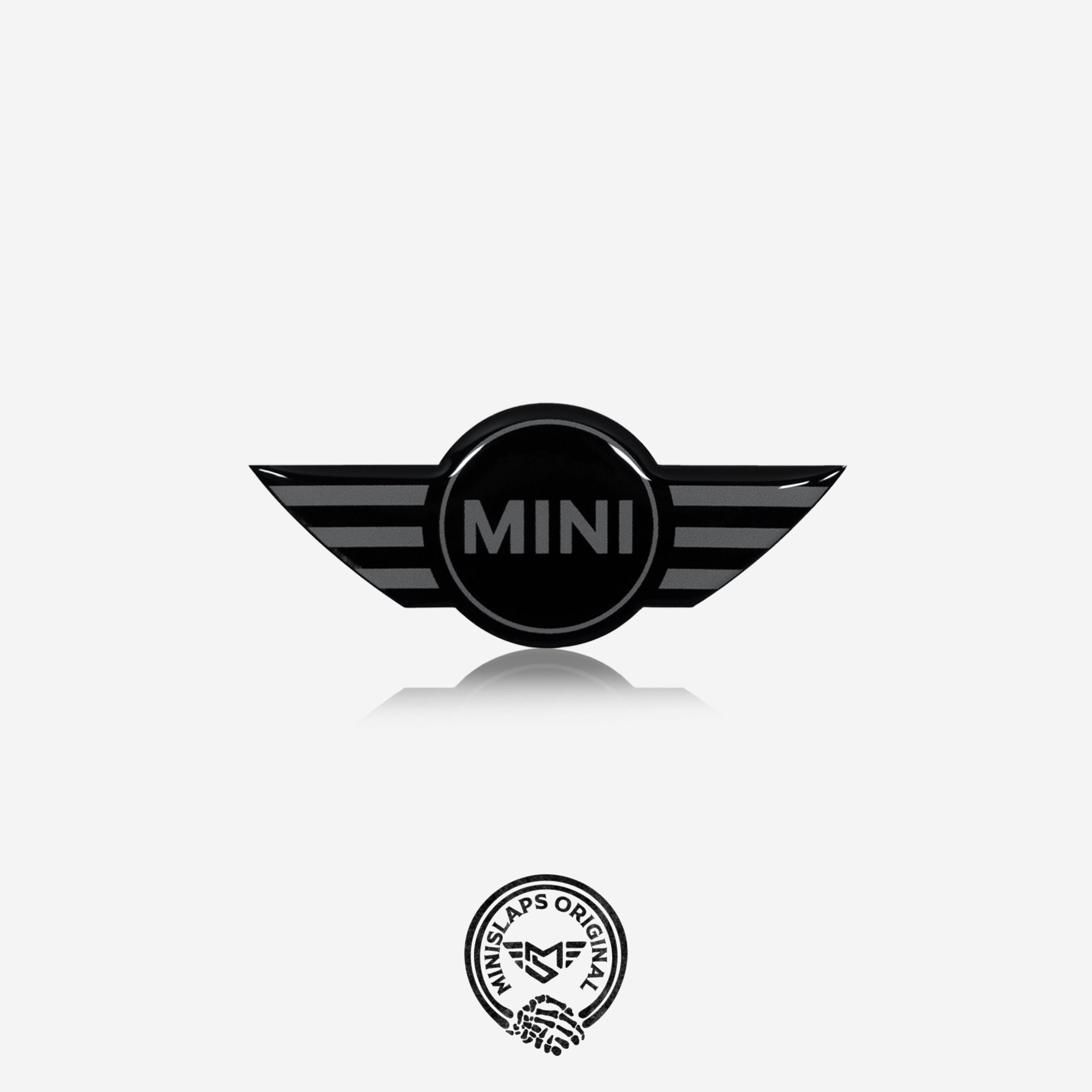 MINI Steering Wheel Badge – Grey