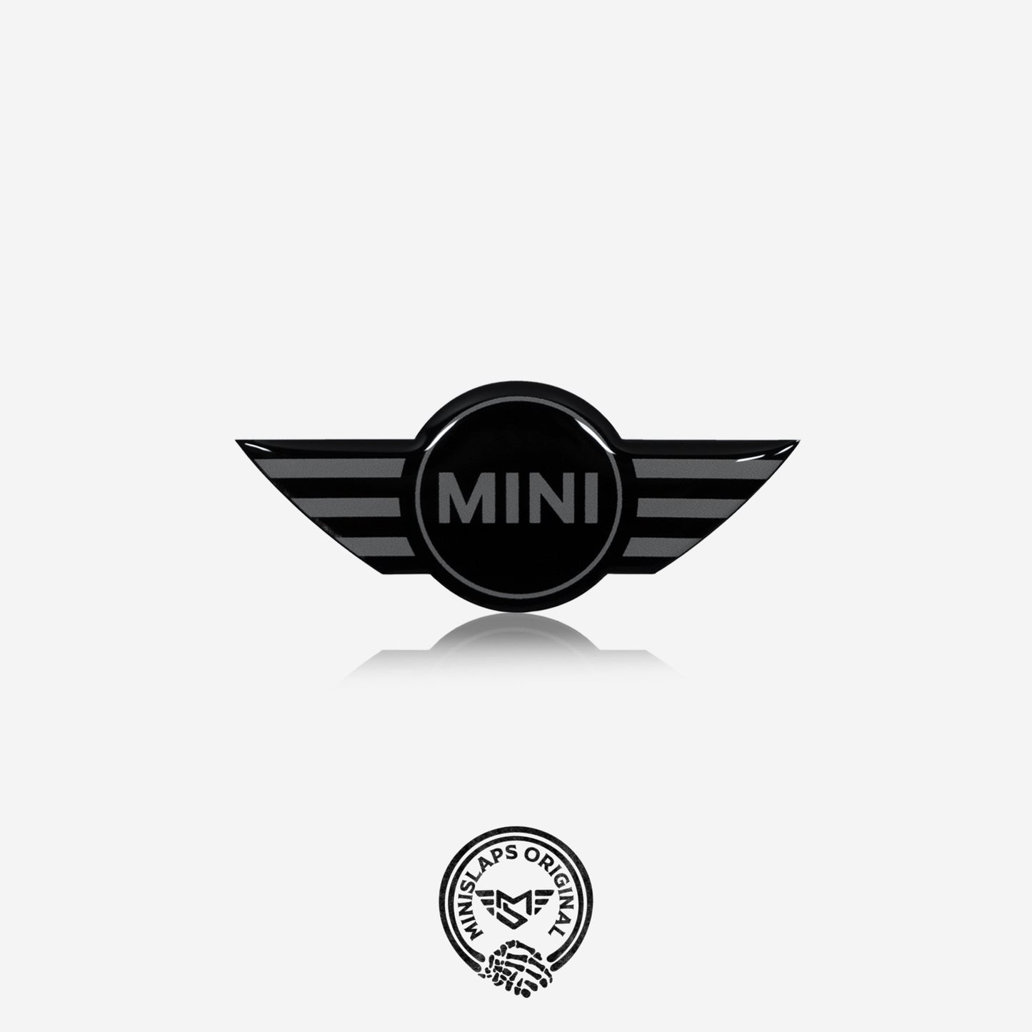 MINI Steering Wheel Badge – Grey
