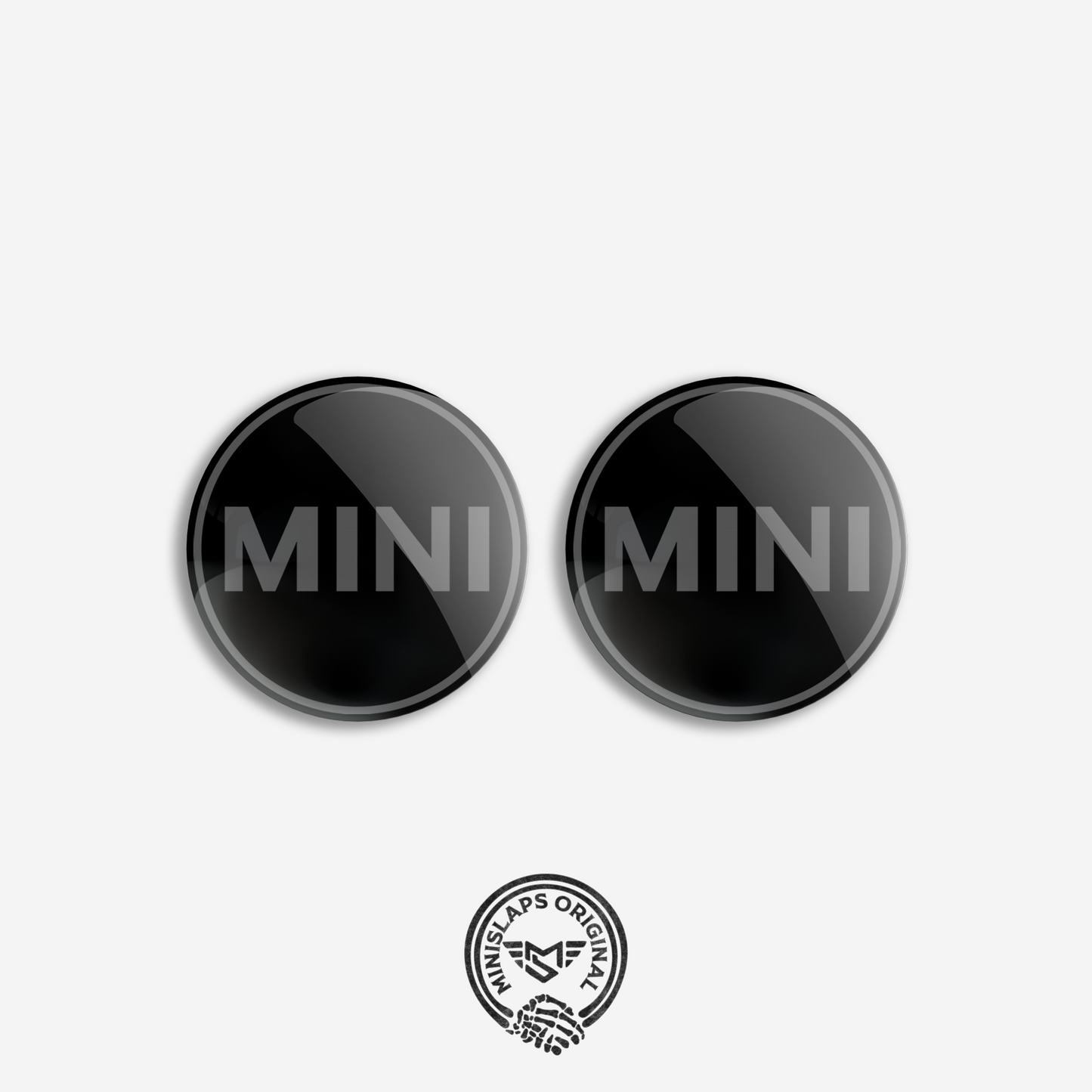 45mm MINI Badge Kit - Grey - Gen 1 R50/R52 & Gen 2 R55/R56/R57