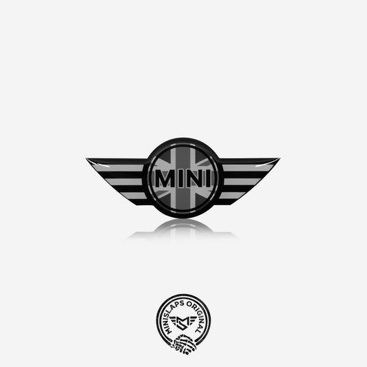 MINI Steering Wheel Badge – GB Grey Design
