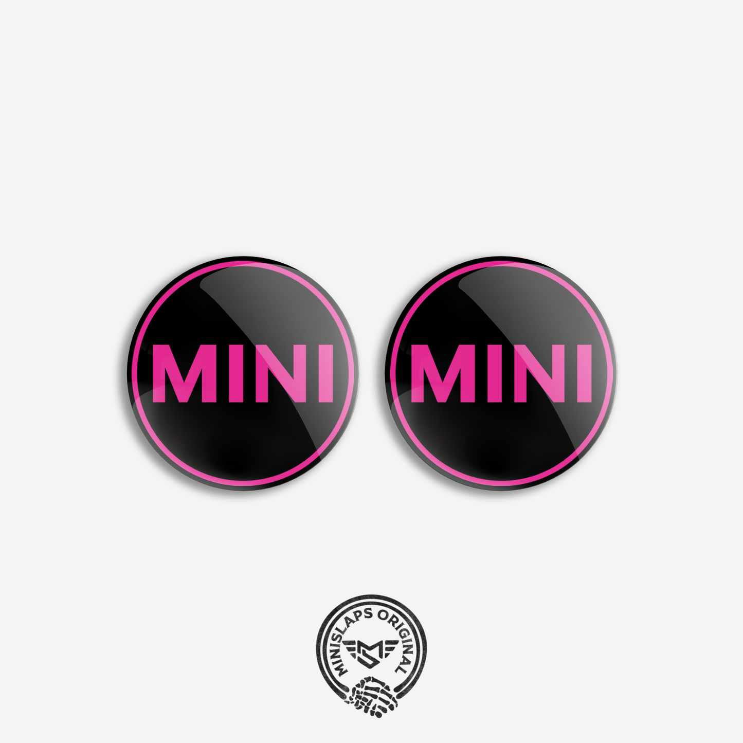 45mm MINI Badge Kit - Pink - Gen 1 R50/R52 & Gen 2 R55/R56/R57
