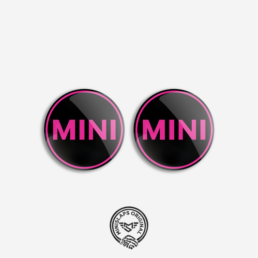 45mm MINI Badge Kit - Pink - Gen 1 R50/R52 & Gen 2 R55/R56/R57