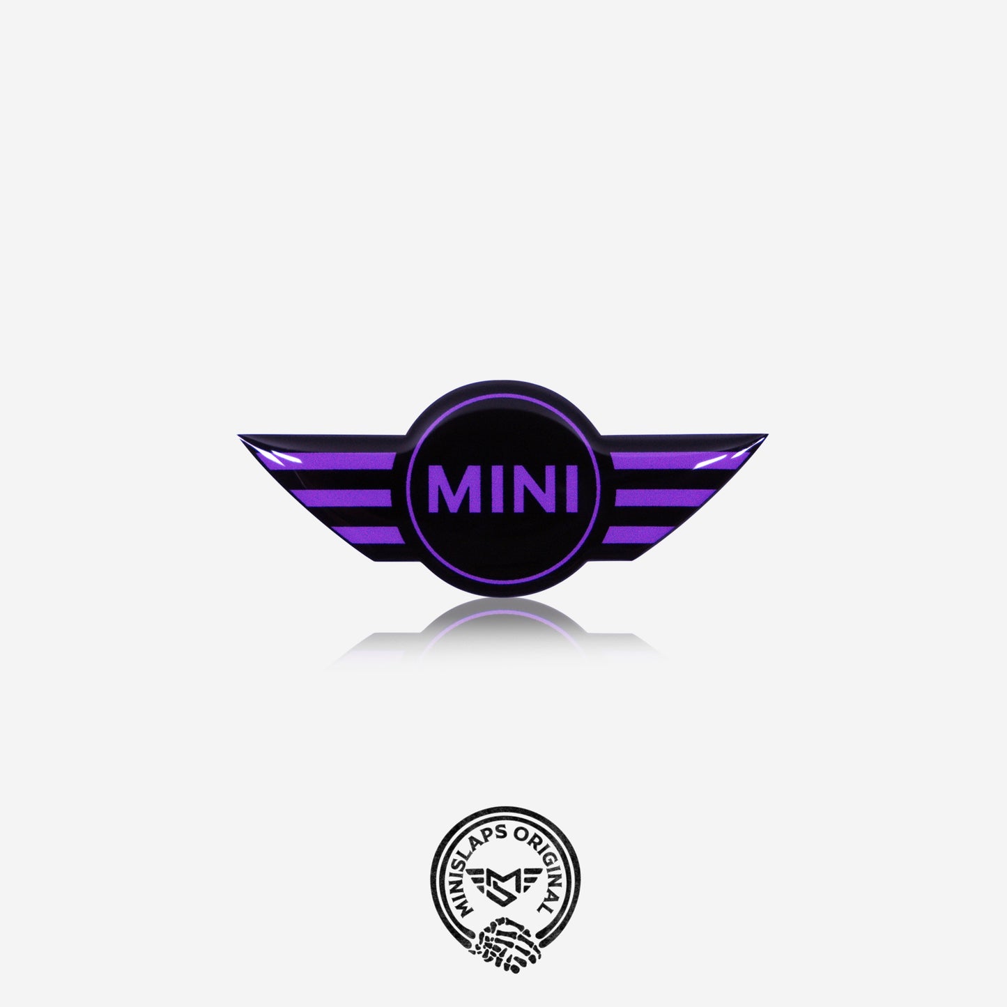 MINI Steering Wheel Badge – Purple