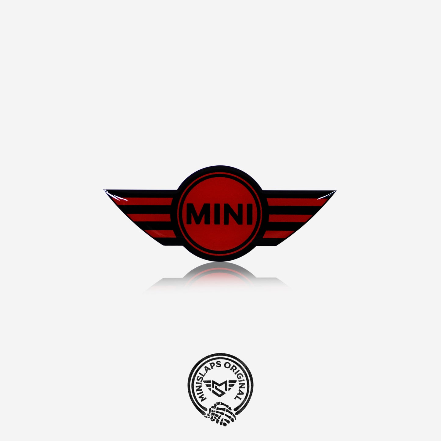 MINI Steering Wheel Badge – Red v2