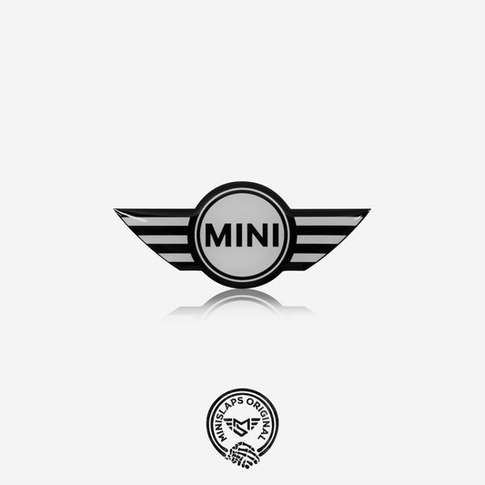 MINI Steering Wheel Badge – White v2