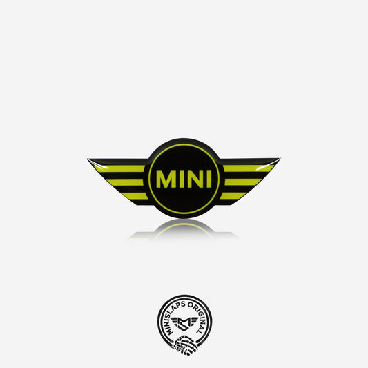MINI Steering Wheel Badge – Yellow