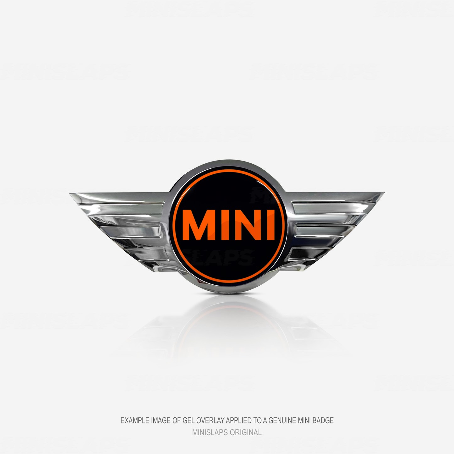 45mm MINI Badge Kit - Orange - Gen 1 R50/R52 & Gen 2 R55/R56/R57