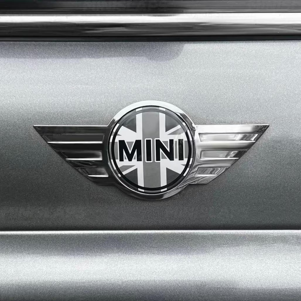 45mm MINI Badge Kit - GB Grey - Gen 1 R50/R52 & Gen 2 R55/R56/R57